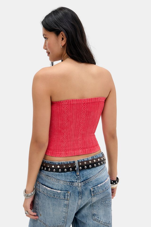 Top Bandeau Sin Costuras con Tapiz Azteca Out From Under #3