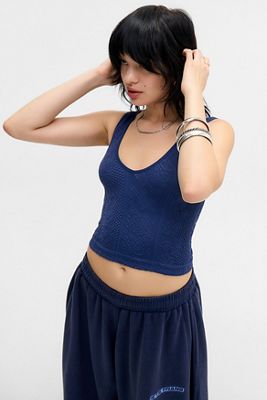 Camiseta sin Mangas Seamless Easy V Texturizada Out From Under
