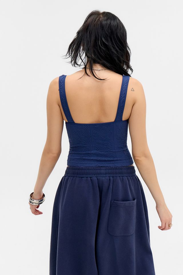 Camiseta sin Mangas Seamless Easy V Texturizada Out From Under #3