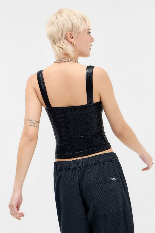 Out From Under Foil Easy V-Neck Tapestry Seamless Tank Top #3