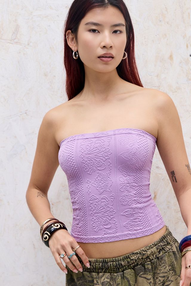 Out From Under Seamless Tapestry Bandeau Top #3