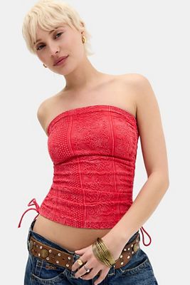 Top Bandeau Arricciato Senza Cuciture con Fantasia Arazzo Out From Under