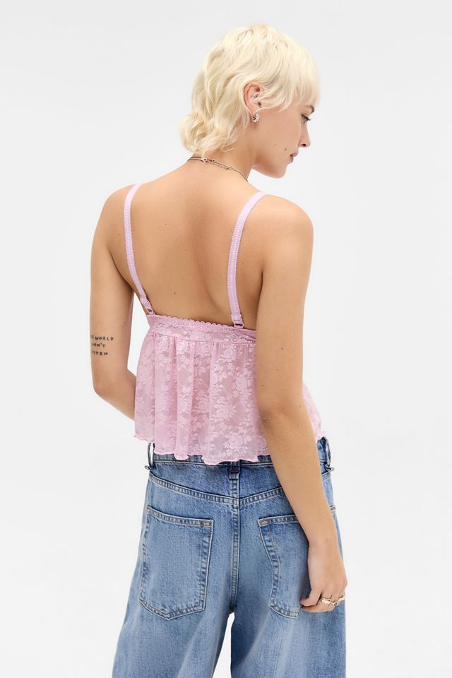 Out From Under Split Front Lace Cami #3