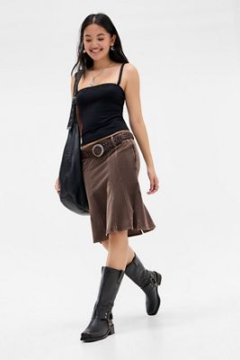 Out From Under Square Neck Lace Trim Cami