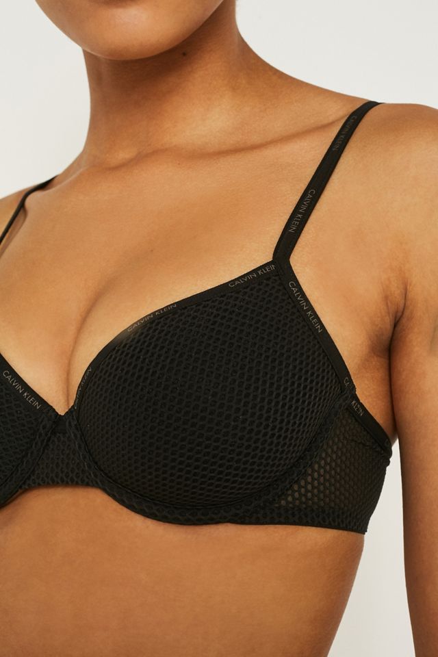 Calvin Klein Sheer Marquisette Sin forro Demi Bra #1