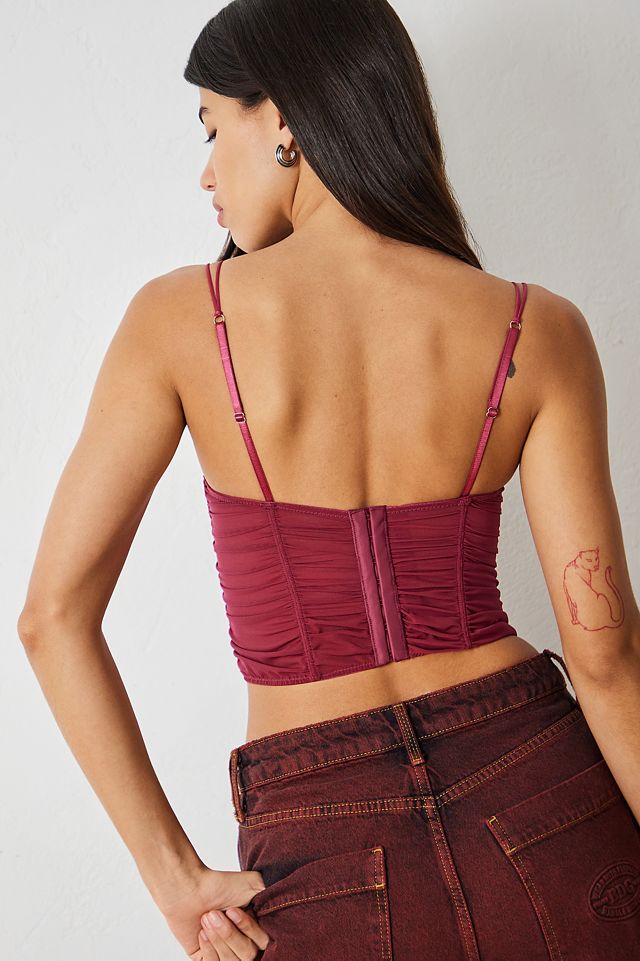 Corset Froncé en Mesh Out From Under #3