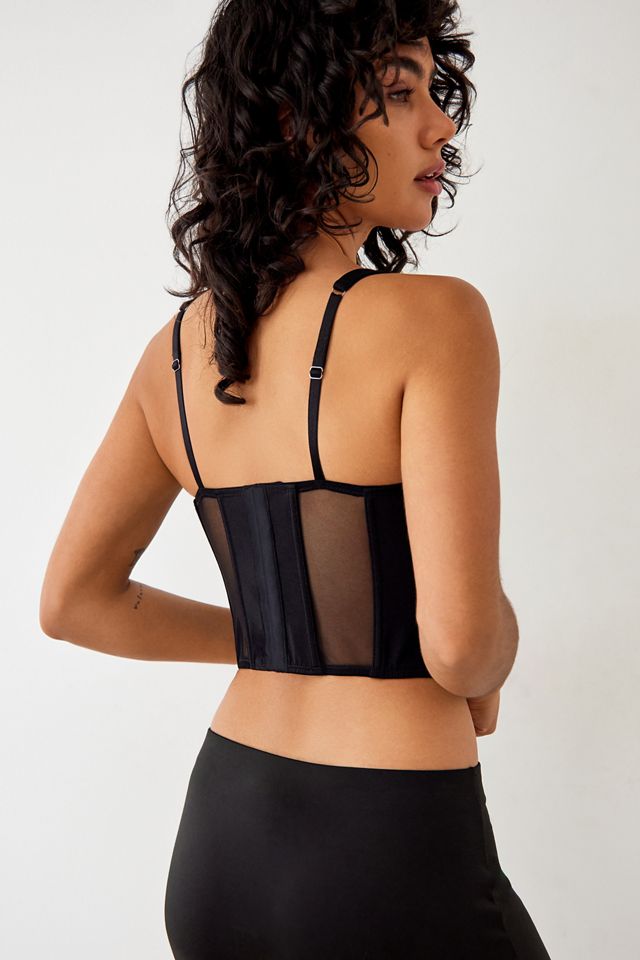 Haut corset à empiècements en mesh Out From Under #3