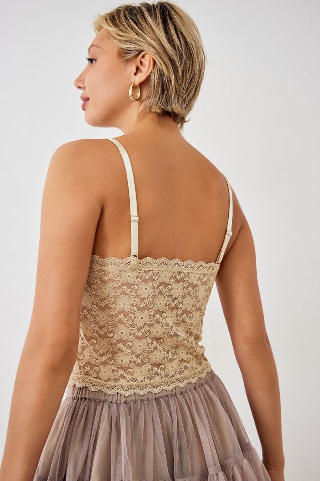 Canotta Micro con Bordo in Pizzo Out From Under #2