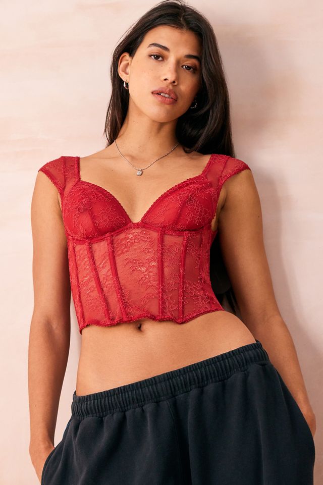 Out From Under Amor Lace Corset Top #3