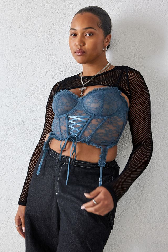 Out From Under Navy Cylie Corset #2