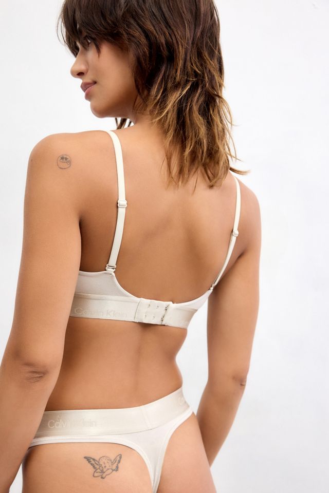 Bralette Triangle Doublé en Coton Moderne Calvin Klein #2