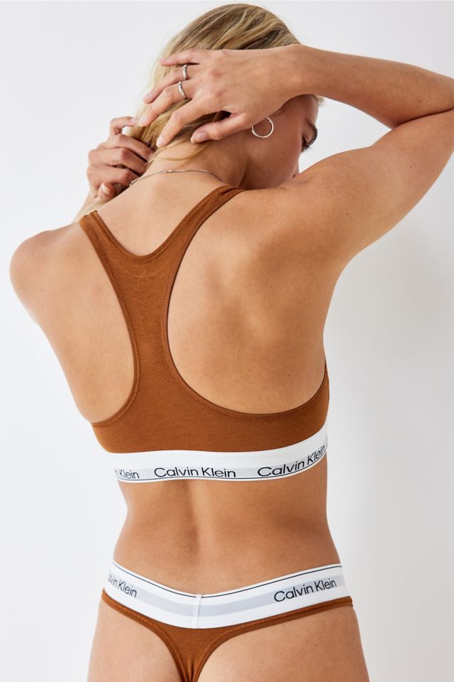 Calvin Klein Brown Unlined Bralette