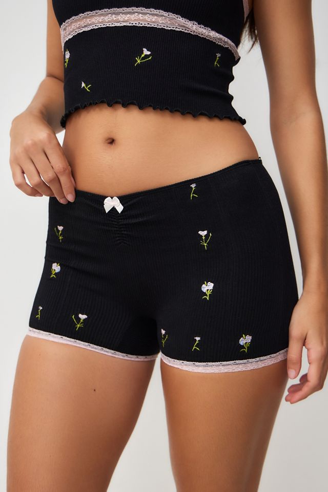 Out From Under Ribbed Shorts #1