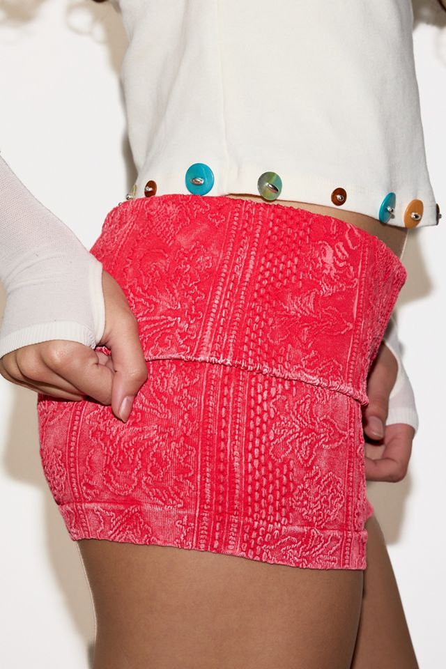 Out From Under Tapestry Foldover Micro Shorts #4