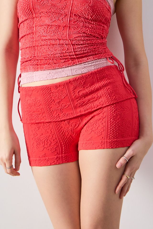 Out From Under Tapestry Foldover Micro Shorts #1