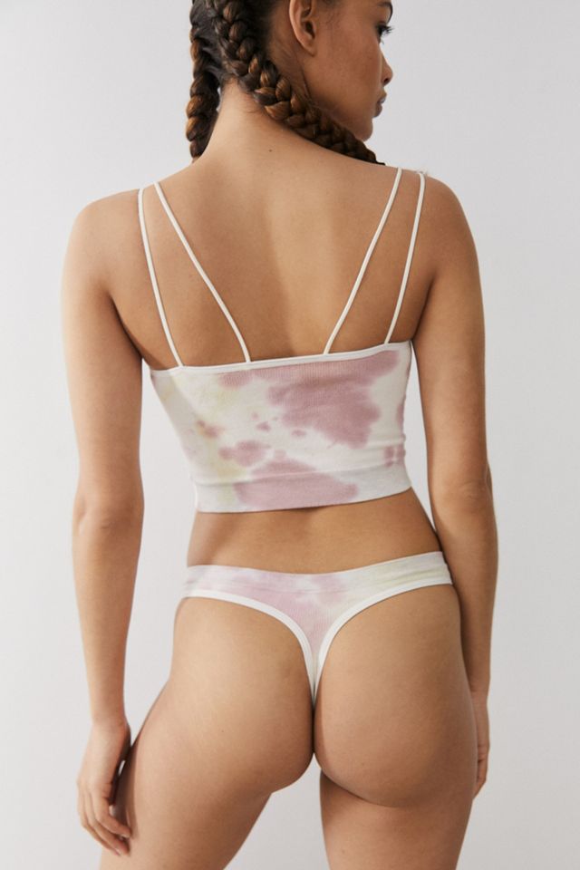 Out From Under Markie Tie-Dye Seamless Ribbed Thong #1