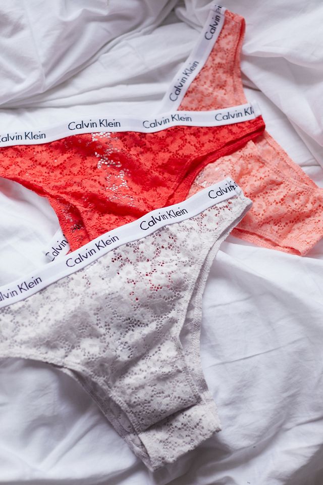 Calvin Klein Perizoma in pizzo brasiliano confezione da 3 #1