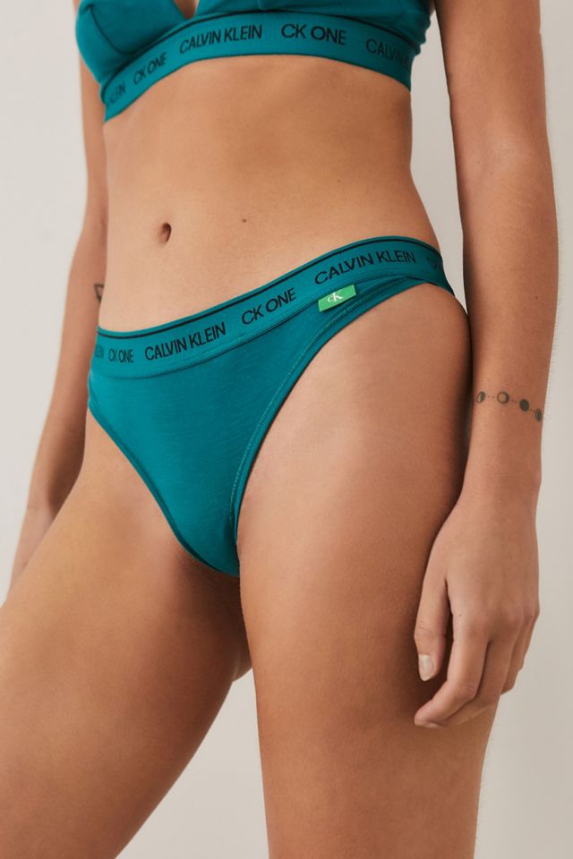 Calvin Klein Perizoma Senza Fodera Turchese Scuro #1