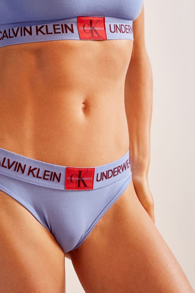 Calvin Klein Monogram Logo Blue Knickers #4
