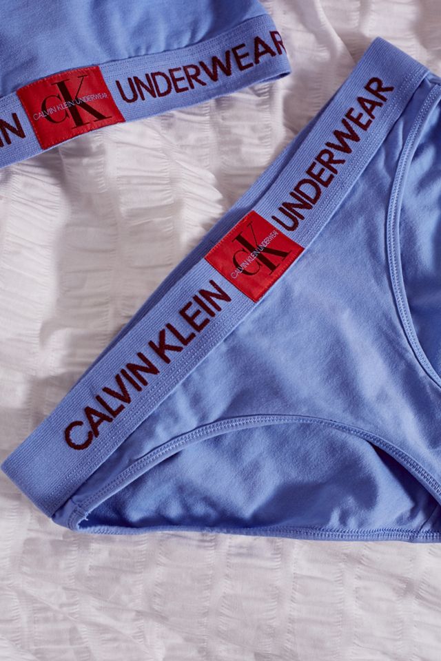 Calvin Klein Monogram Logo Blue Knickers #5