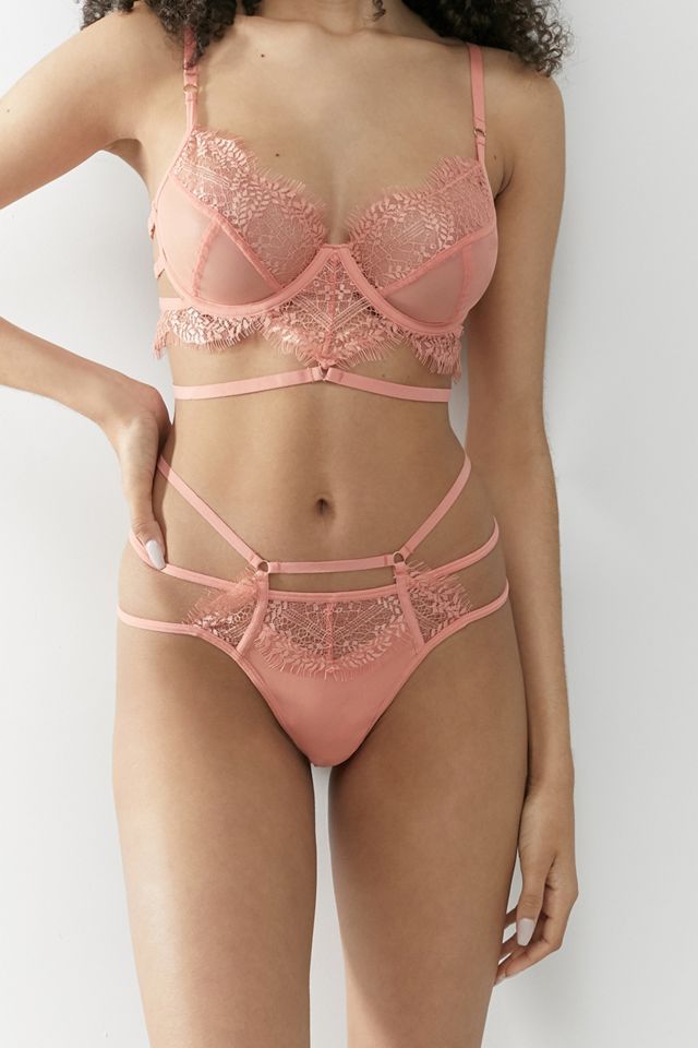 Bluebella - String Alexandra en dentelle avec lanières #1
