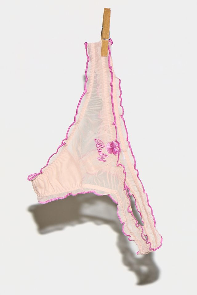 Perizoma in Mesh Baby Frill Out From Under #3