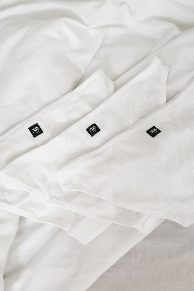 Les Girls Les Boys X Opening Ceremony White Ribbed Jersey Knickers 3 ...