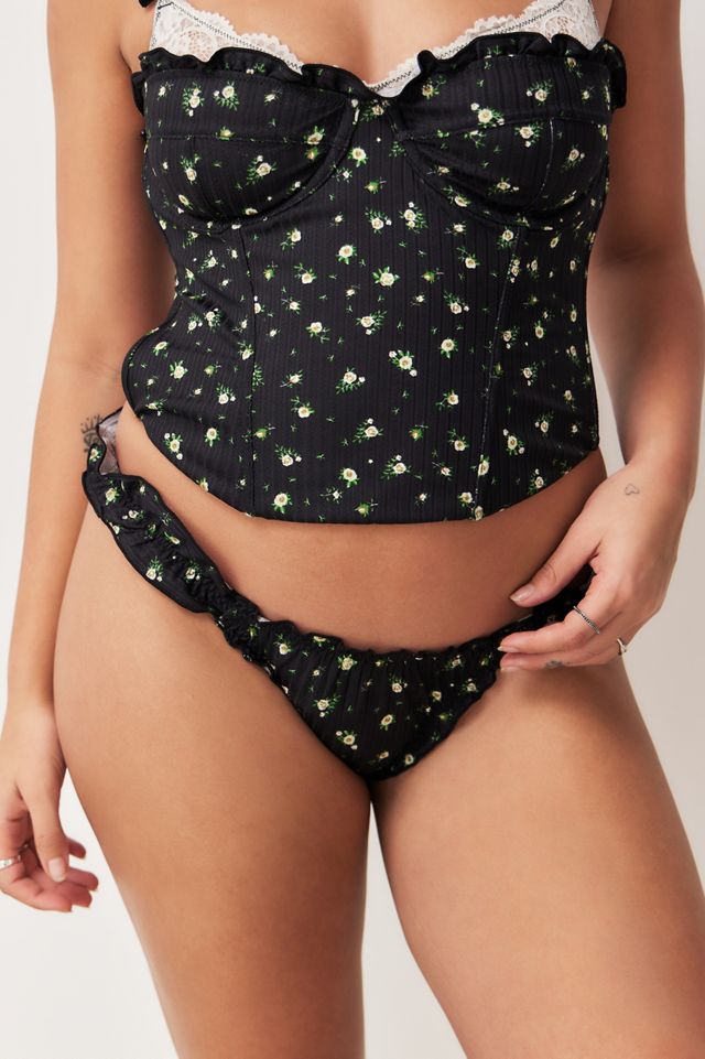 Wild Lovers Macy Floral Thong #1