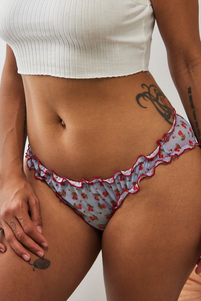Out From Under Cherries Sheer Knickers #1