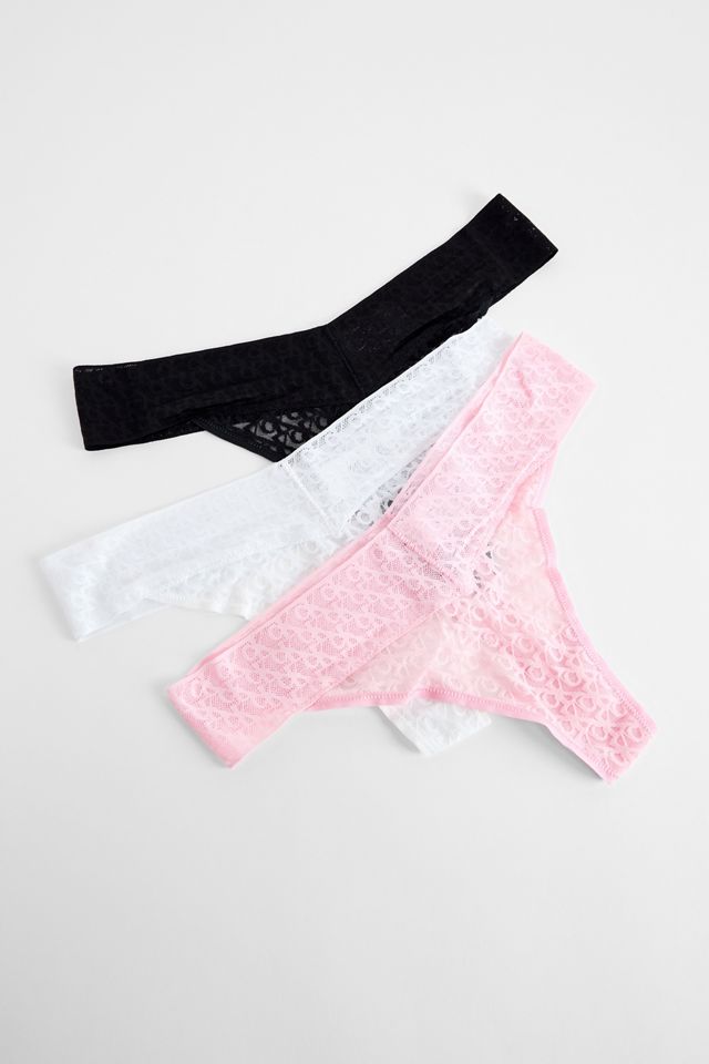 Tanga Calvin Klein de Tiro Bajo Paquete de 3 #1