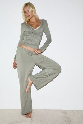 Out From Under Demi Pyjamahose mit geradem Bein