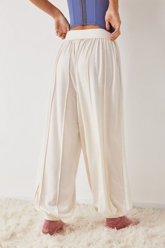 Out From Under Ecru Griffin Seamed Lounge Joggers  #2
