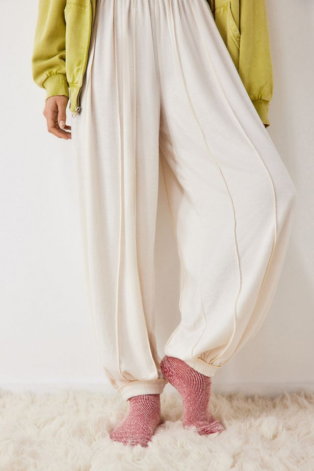 Out From Under Ecru Griffin Seamed Lounge Joggers  #3
