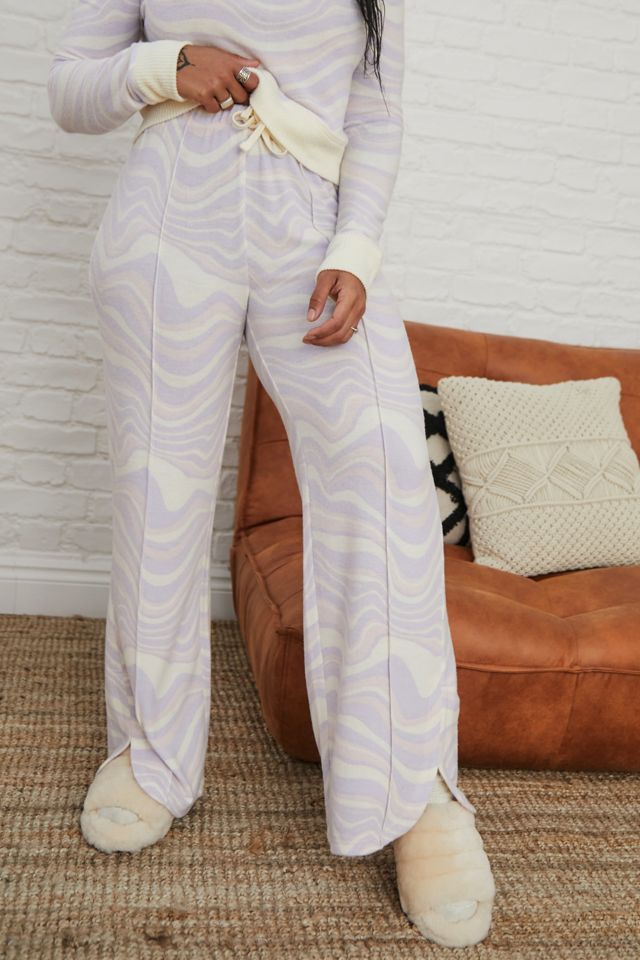 Out From Under Jenny Intarsia Joggers #1