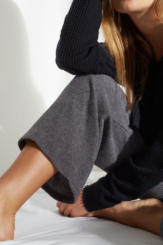 UO - Pantalon jupe-culotte court Mona en maille côtelée #1