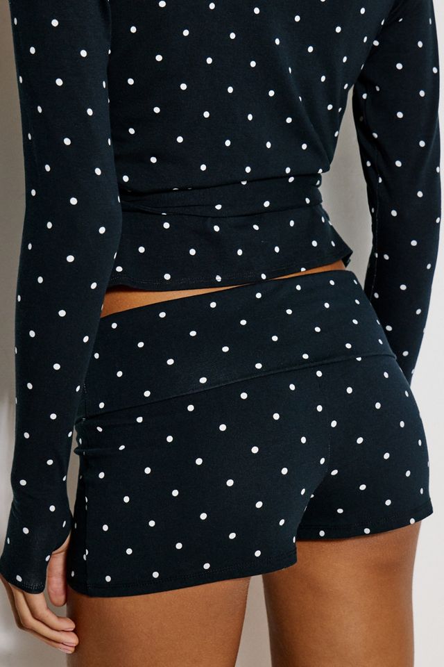 Pantaloncini corti con risvolto a pois Bec Out From Under #3
