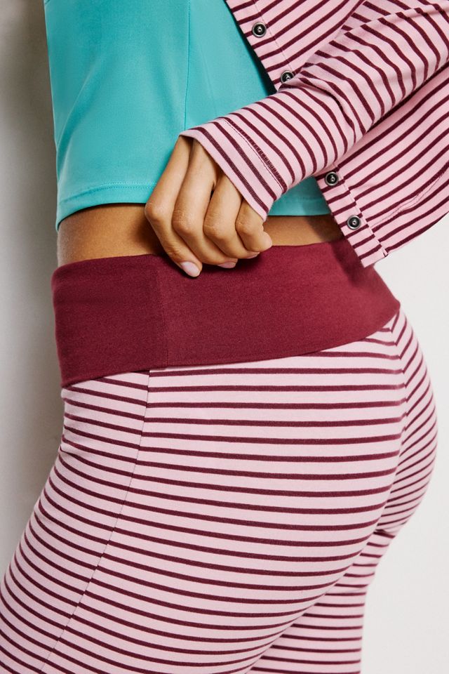 Pantaloni Out From Under Bec a zampa con vita ripiegabile #3