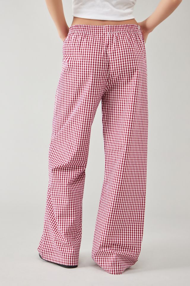 BDG Red Gingham Clean Trousers  #4