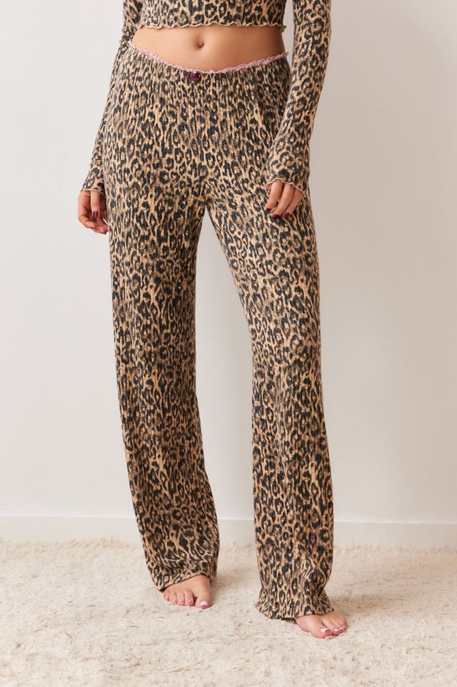 Pantaloni da Casa Leopardati Out From Under #1