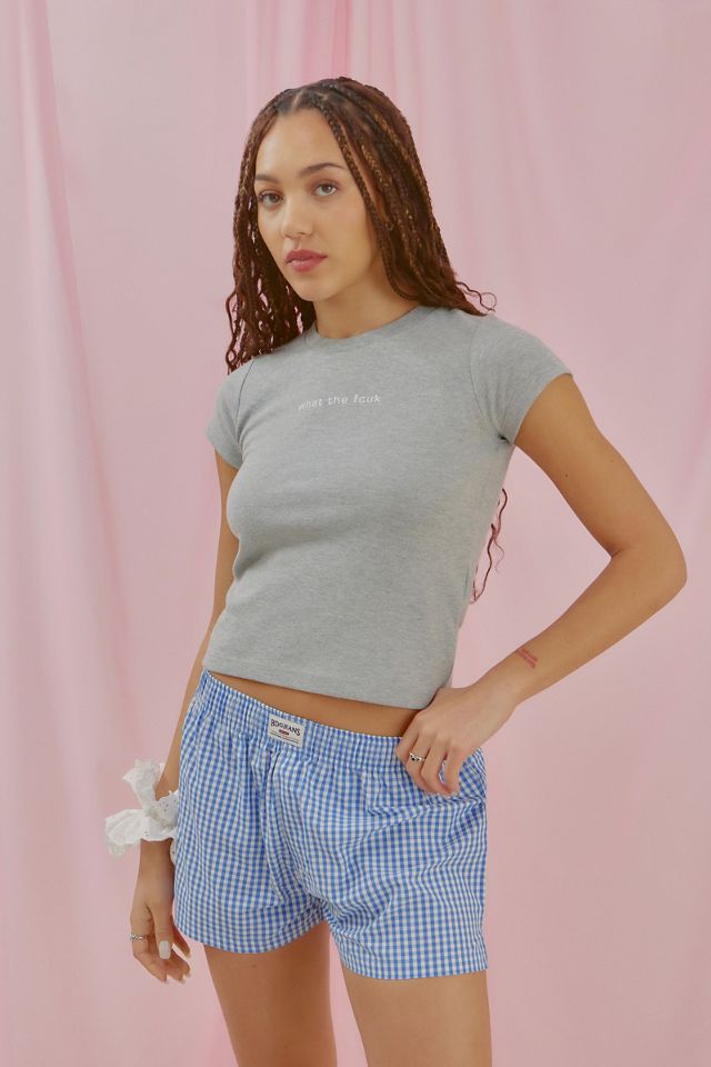 BDG Gingham Boxer Shorts  #3