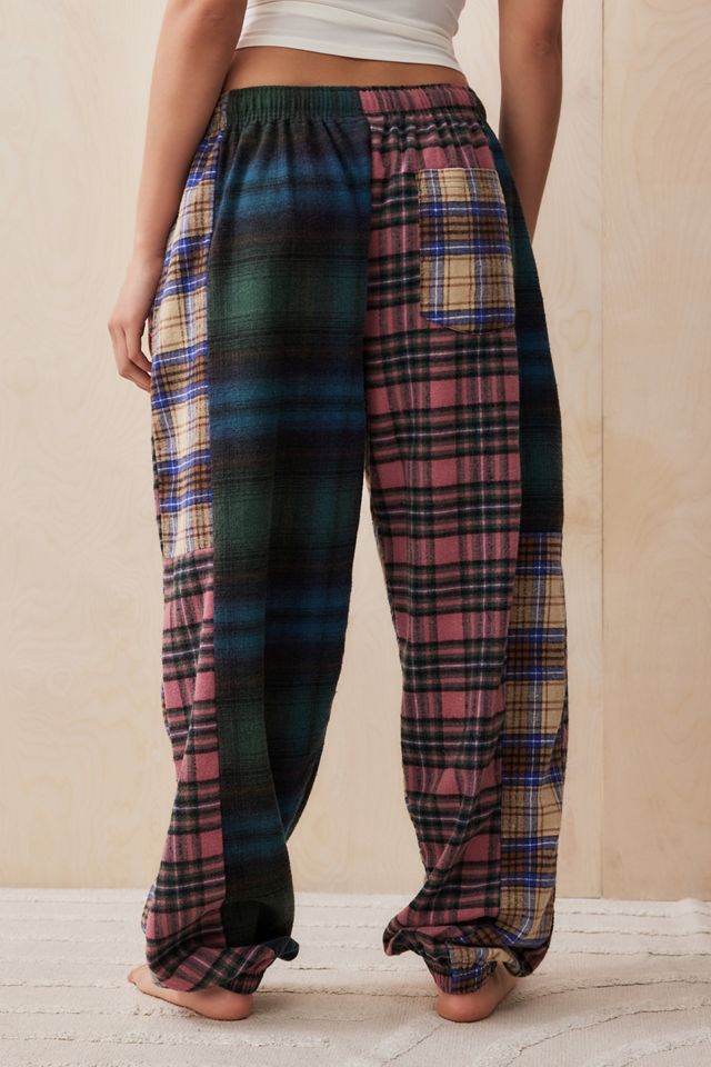 Out From Under Spliced Check Joggers #2