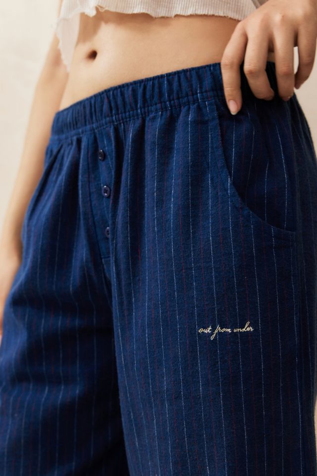 Out From Under Pinstripe Straight-Leg Joggers #2