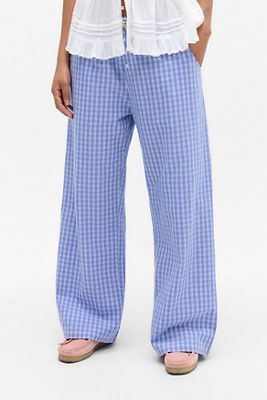 BDG Check Straight Leg Trousers