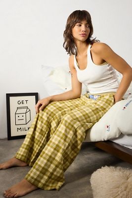 Pantaloni pigiama spazzolati a contrasto BDG