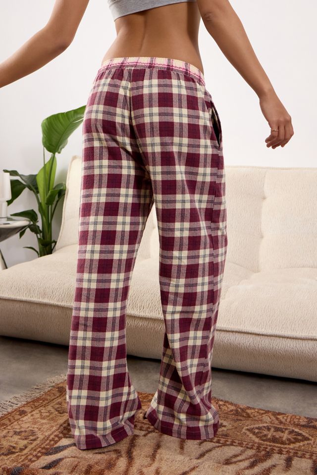 BDG Check Contrast Brushed Pyjama Pants #2