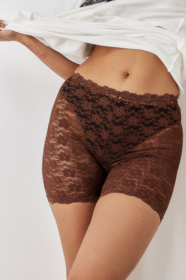 Out From Under Stretch Lace Cycling Shorts Urban Outfitters UK