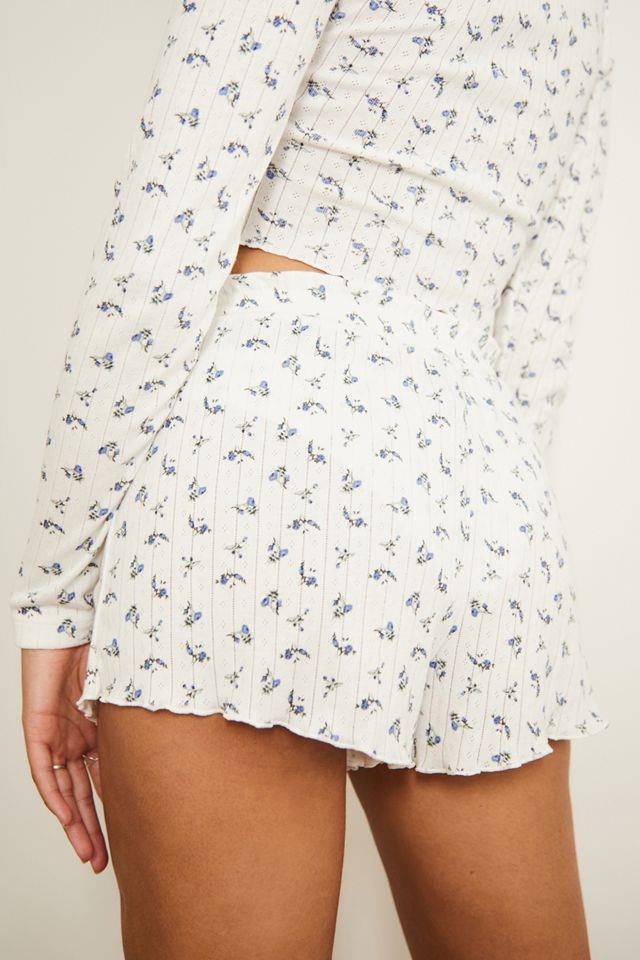 Out From Under Giselle Pointelle Floaty Lounge Shorts #2