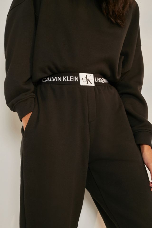 Calvin Klein Nero Monogram Logo Lounge Pants #1