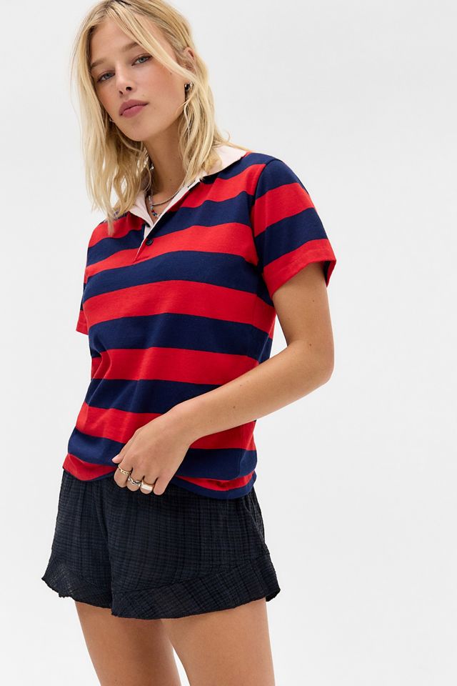 Out From Under Lilly Shirred Ruffle Micro Shorts #1