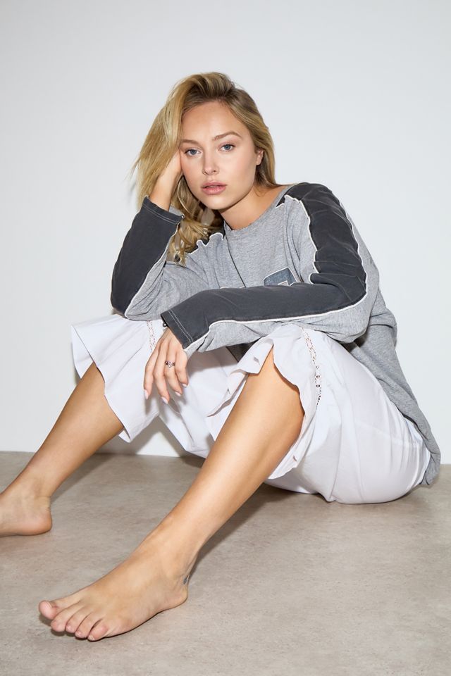 Pantaloni Crop in Cotone Lavato Billy Out From Under #1